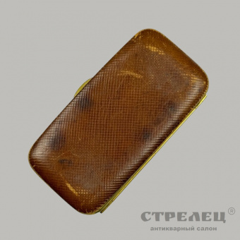 фото — пистолет капсюльный boxlock в футляре. европа, 19 век
